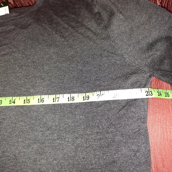 DSTRCT&ROW Crewneck Black Heather Long Sleeve Sweater Men's  Sz. L - Picture 6 of 11